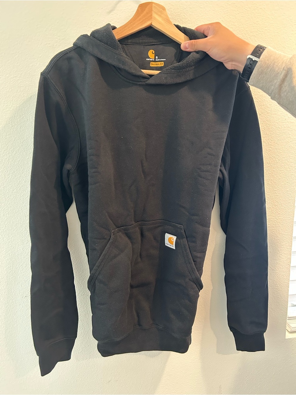 Carhartt Black Men’s Hooded Work Sweatshirt